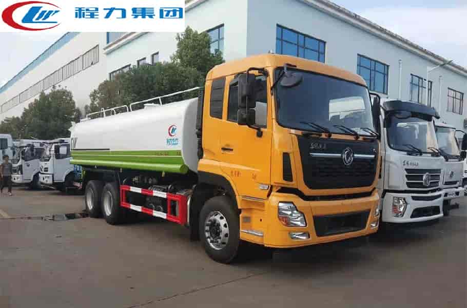 東風天龍后雙橋國六灑水車